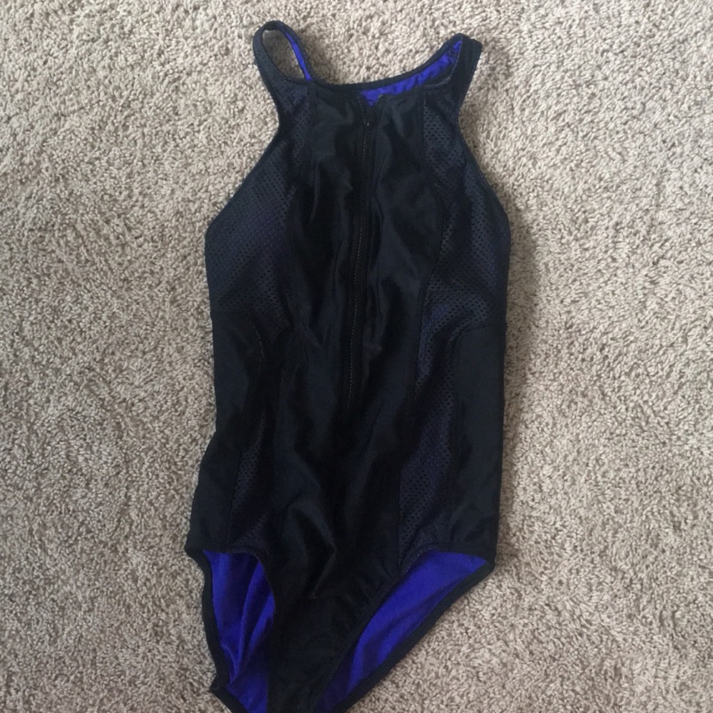 Zella zip up one piece